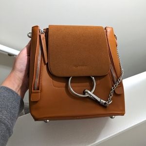 Cognac purse/backpack